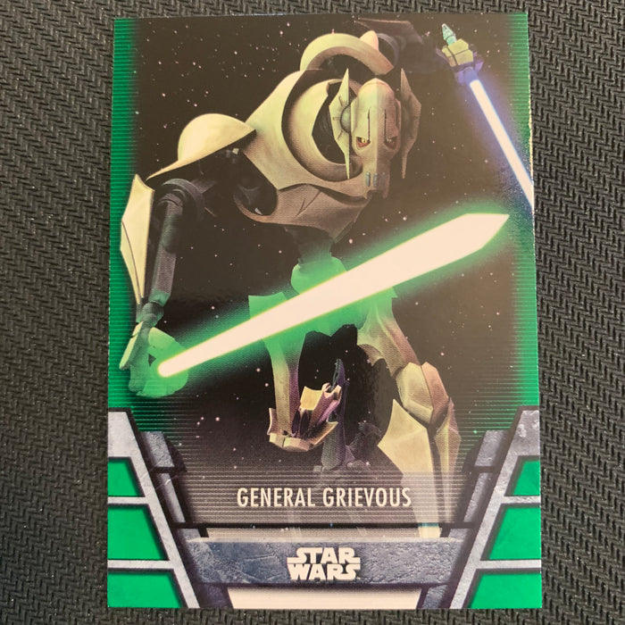 Star Wars Holocron 2020 - Sep-06 General Grievous - Green Parallel Vintage Trading Card Singles Topps
