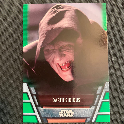 Star Wars Holocron 2020 - Sith-02 Darth Sidious - Green Parallel Vintage Trading Card Singles Topps   