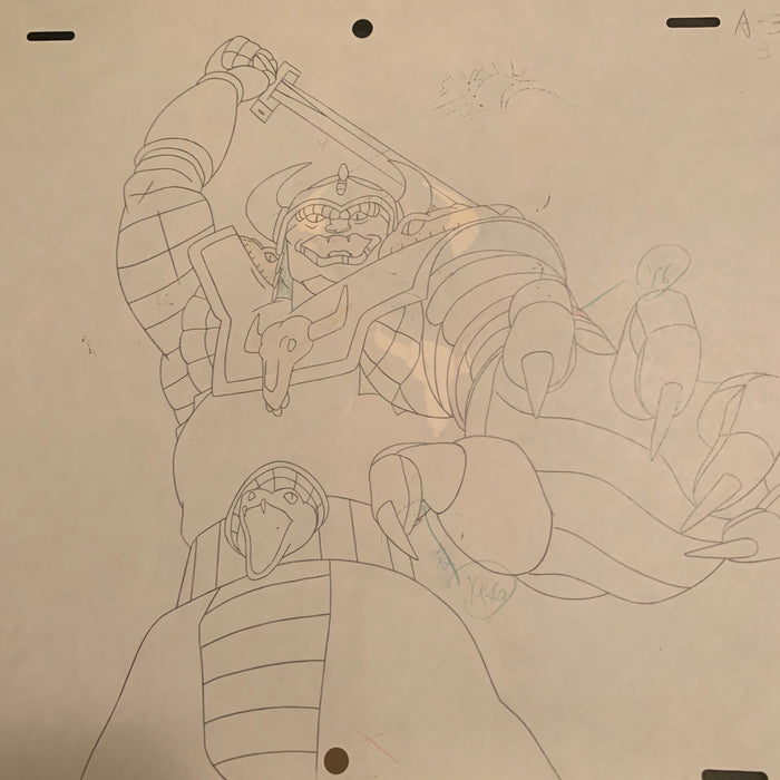Conan Animation Cel 12 - Serpent Warrior Vintage Conan Animation   
