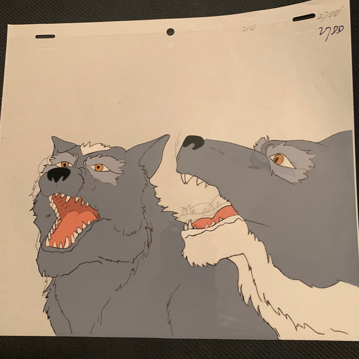 Conan Animation Cel 31 - Wolves Vintage Conan Animation   