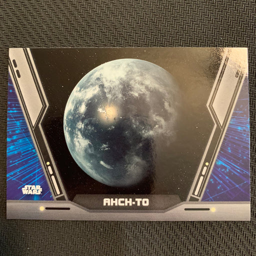 Star Wars Holocron 2020 - CG-15 Ahch-To Vintage Trading Card Singles Topps