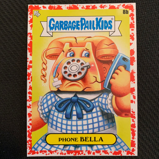 Garbage Pail Kids - 35th Anniversary 2020 - 008b - Phone Bella - Blood Nose Red Parallel 29/75 Vintage Trading Card Singles Topps   