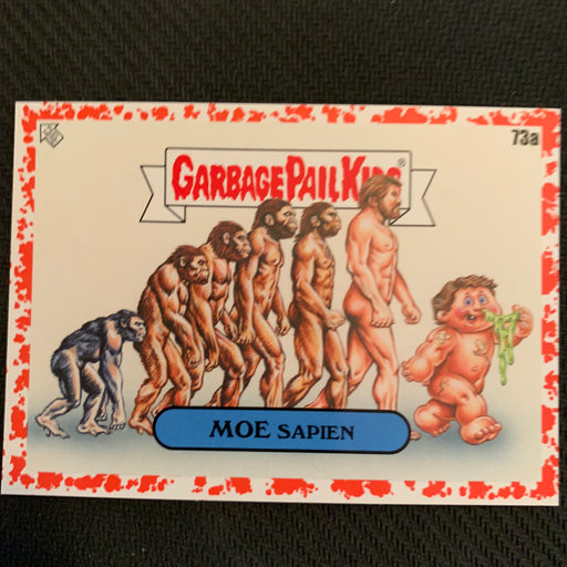 Garbage Pail Kids - 35th Anniversary 2020 - 073a - Moe Sapien - Blood Nose Red Parallel Vintage Trading Card Singles Topps