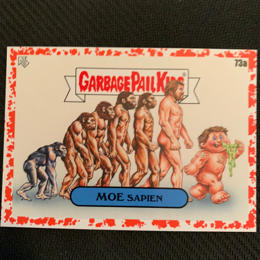 Garbage Pail Kids - 35th Anniversary 2020 - 073a - Moe Sapien - Blood Nose Red Parallel Vintage Trading Card Singles Topps   