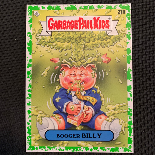 Garbage Pail Kids - 35th Anniversary 2020 - 021b - Booger Billy - Booger Green Parallel Vintage Trading Card Singles Topps