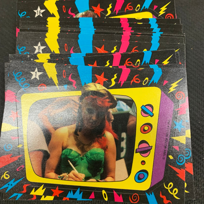 Cyndi Lauper - 1985 - Sticker - 01-33 Set Vintage Trading Card Singles Topps