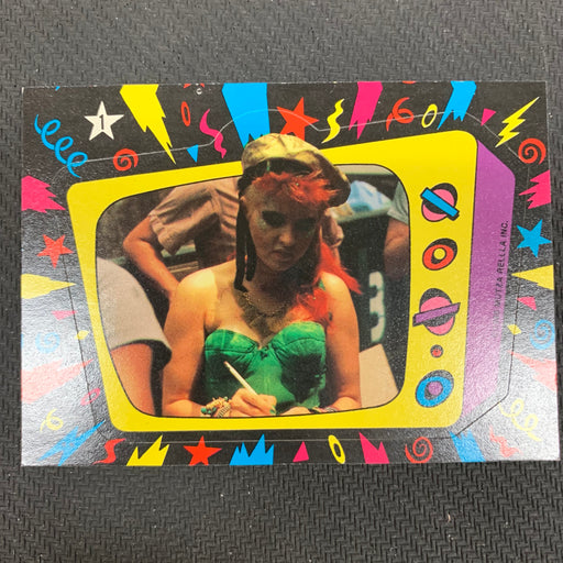 Cyndi Lauper - 1985 - Sticker - 01 Vintage Trading Card Singles Topps   
