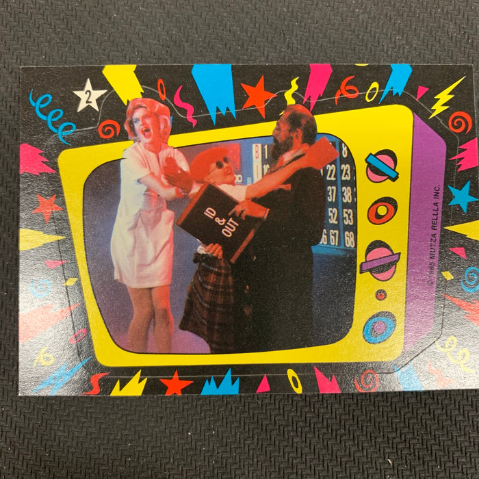 Cyndi Lauper - 1985 - Sticker - 02 Vintage Trading Card Singles Topps