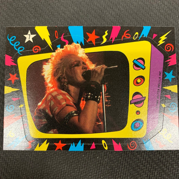 Cyndi Lauper - 1985 - Sticker - 07 Vintage Trading Card Singles Topps