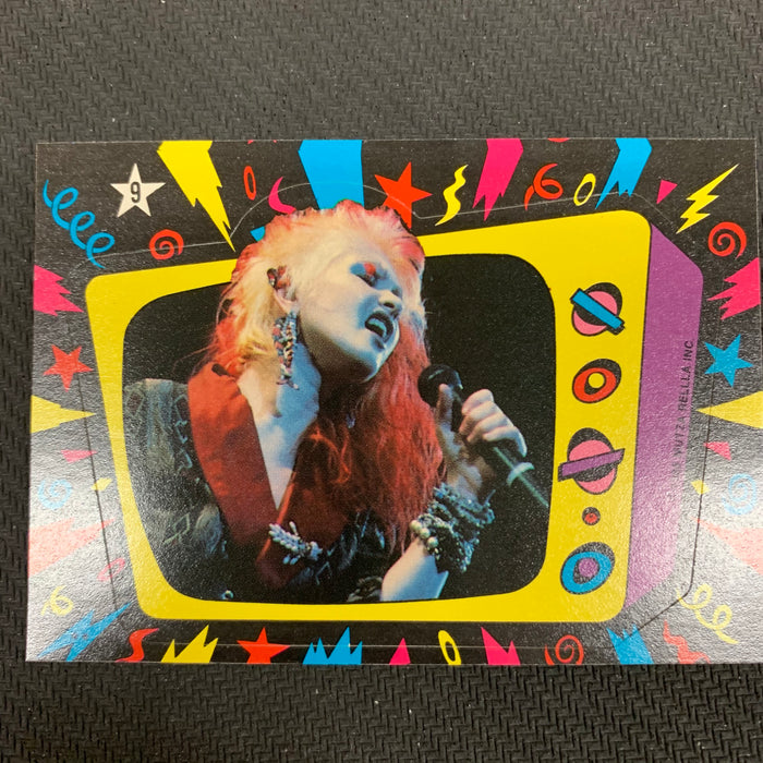 Cyndi Lauper - 1985 - Sticker - 09 Vintage Trading Card Singles Topps
