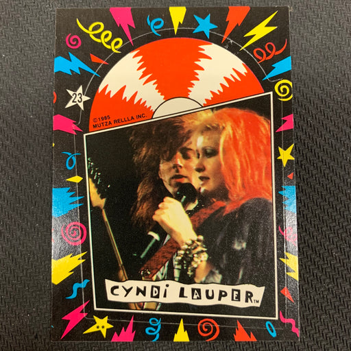 Cyndi Lauper - 1985 - Sticker - 23 Vintage Trading Card Singles Topps   