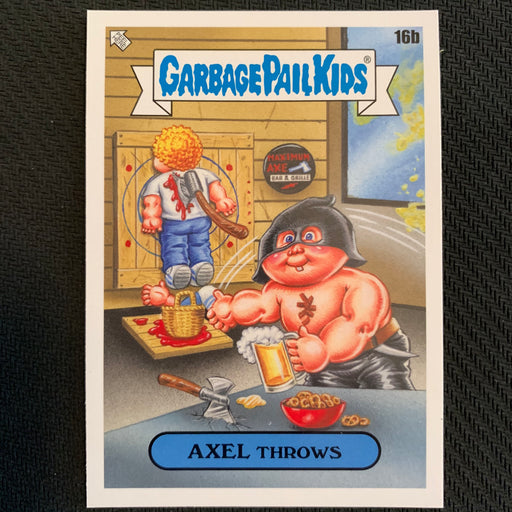 Garbage Pail Kids - 35th Anniversary 2020 - 016b - Axel Throws Vintage Trading Card Singles Topps