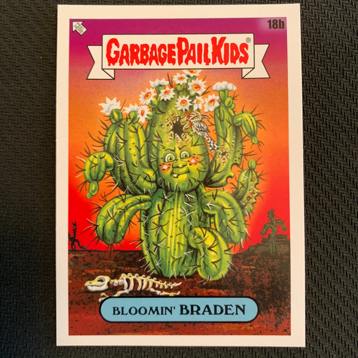 Garbage Pail Kids - 35th Anniversary 2020 - 018b - Bloomin’ Braden Vintage Trading Card Singles Topps