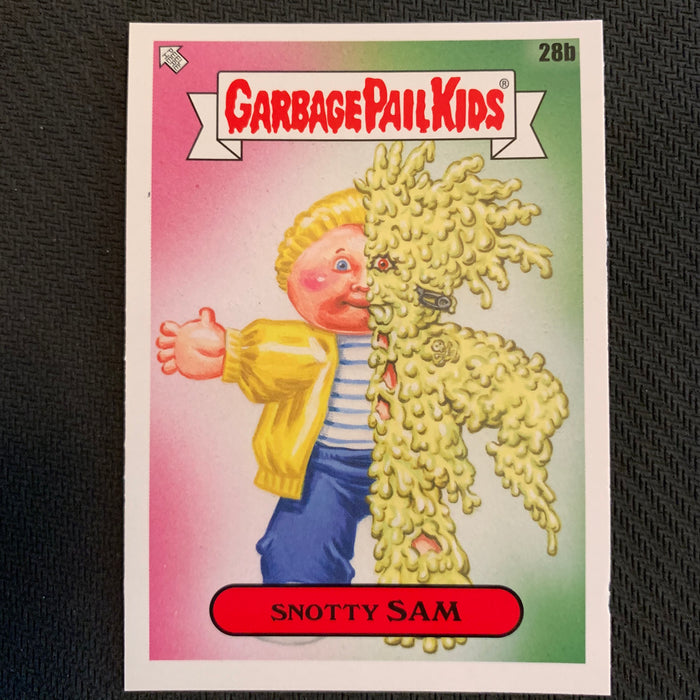 Garbage Pail Kids - 35th Anniversary 2020 - 028b - Snotty Sam Vintage Trading Card Singles Topps