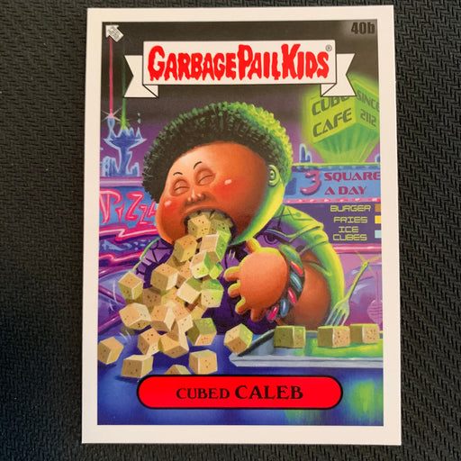Garbage Pail Kids - 35th Anniversary 2020 - 040b - Cubed Caleb Vintage Trading Card Singles Topps   