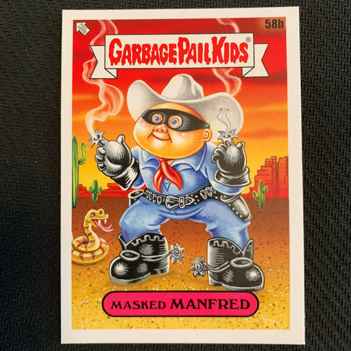 Garbage Pail Kids - 35th Anniversary 2020 - 058b - Masked Manifred Vintage Trading Card Singles Topps   