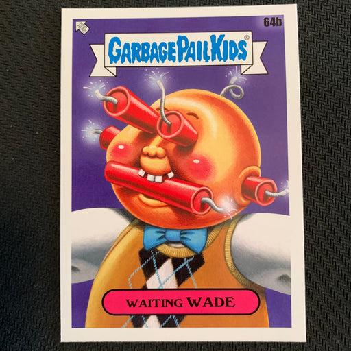 Garbage Pail Kids - 35th Anniversary 2020 - 064b - Waiting Wade Vintage Trading Card Singles Topps   