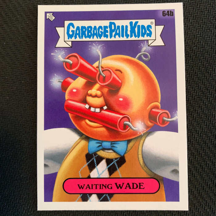 Garbage Pail Kids - 35th Anniversary 2020 - 064b - Waiting Wade Vintage Trading Card Singles Topps