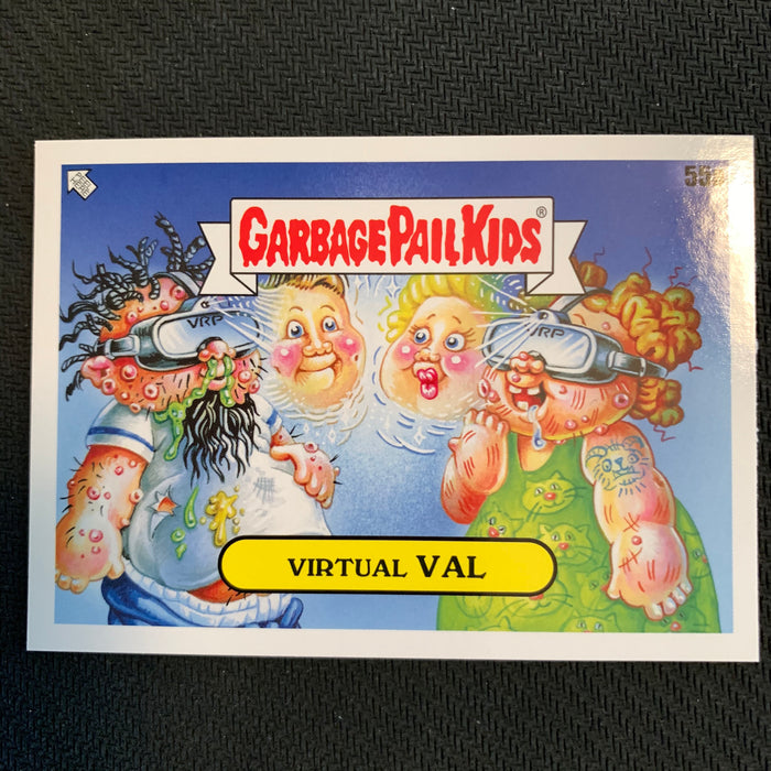 Garbage Pail Kids - 35th Anniversary 2020 - 055a - Virtual Val Vintage Trading Card Singles Topps   