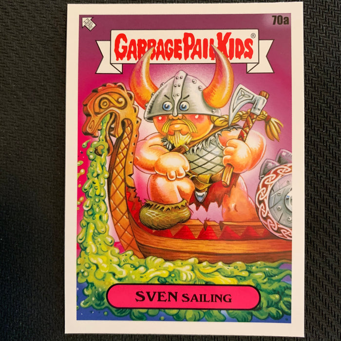 Garbage Pail Kids - 35th Anniversary 2020 - 070a - Sven Sailing Vintage Trading Card Singles Topps