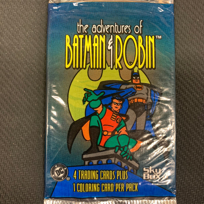 Adventures of Batman and Robin Trading Card Pack Vintage Trading Cards Heroic Goods and Games   