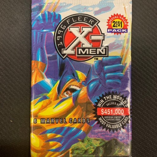 Fleer X-Men 1996 Trading Card Pack Vintage Trading Cards Heroic Goods and Games   