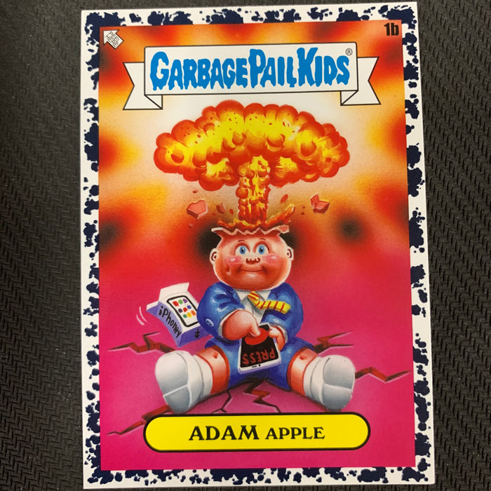 Garbage Pail Kids - 35th Anniversary 2020 - 001b - Adam Apple - Bruised Black Parallel Vintage Trading Card Singles Topps