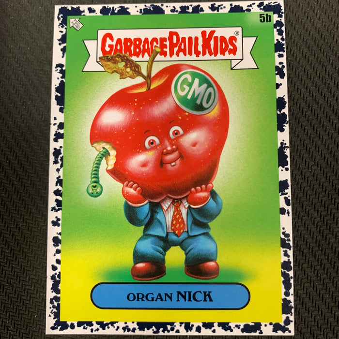 Garbage Pail Kids - 35th Anniversary 2020 - 005b - Organ Nick - Bruised Black Parallel Vintage Trading Card Singles Topps