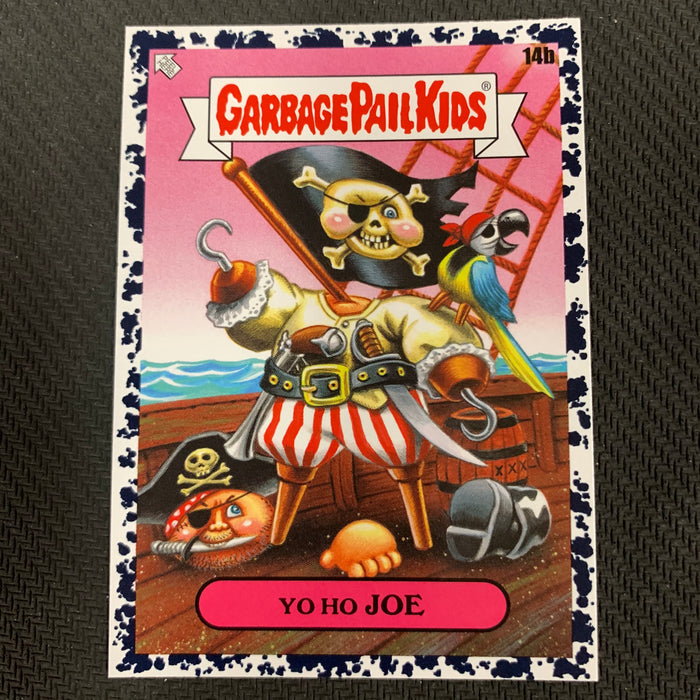 Garbage Pail Kids - 35th Anniversary 2020 - 014b - Yo Ho Joe - Bruised Black Parallel Vintage Trading Card Singles Topps