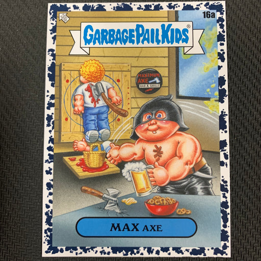 Garbage Pail Kids - 35th Anniversary 2020 - 016a - Max Axe - Bruised Black Parallel Vintage Trading Card Singles Topps   