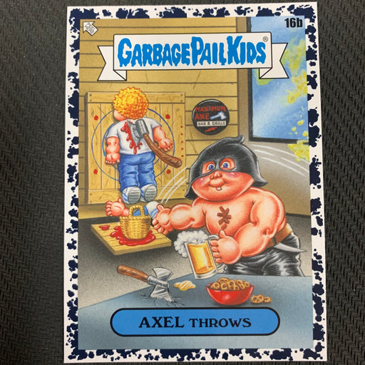 Garbage Pail Kids - 35th Anniversary 2020 - 016b - Axel Throws - Bruised Black Parallel Vintage Trading Card Singles Topps   