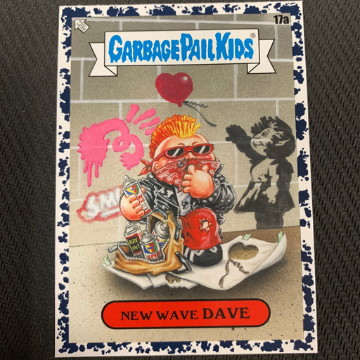 Garbage Pail Kids - 35th Anniversary 2020 - 017a - New Wave Dave - Bruised Black Parallel Vintage Trading Card Singles Topps