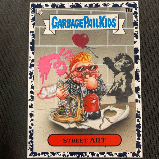 Garbage Pail Kids - 35th Anniversary 2020 - 017b - Street Art - Bruised Black Parallel Vintage Trading Card Singles Topps