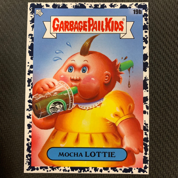 Garbage Pail Kids - 35th Anniversary 2020 - 019b - Mocah Lottie - Bruised Black Parallel Vintage Trading Card Singles Topps