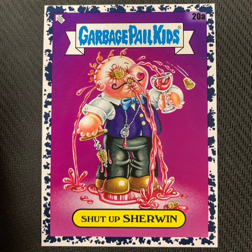Garbage Pail Kids - 35th Anniversary 2020 - 020a - Shut Up Sherwin - Bruised Black Parallel Vintage Trading Card Singles Topps   