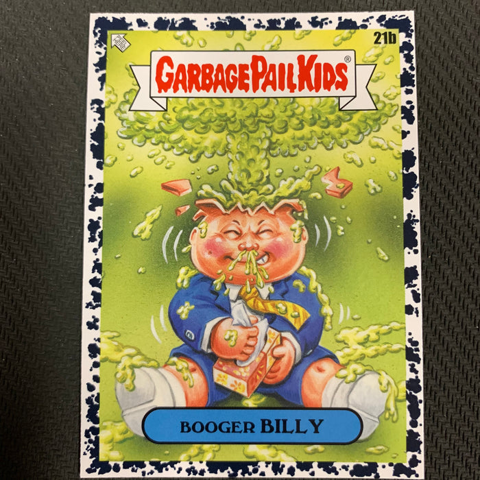 Garbage Pail Kids - 35th Anniversary 2020 - 021b - Booger Billy - Bruised Black Parallel Vintage Trading Card Singles Topps