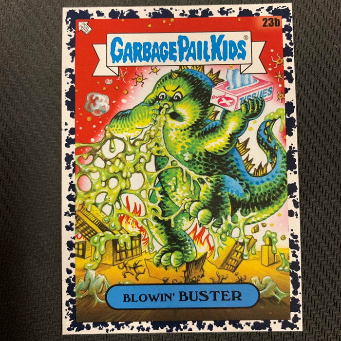 Garbage Pail Kids - 35th Anniversary 2020 - 023b - Blowin Buster - Bruised Black Parallel Vintage Trading Card Singles Topps
