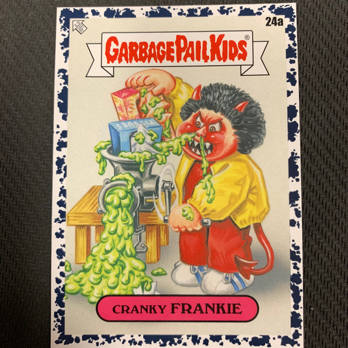 Garbage Pail Kids - 35th Anniversary 2020 - 024a - Cranky Frankie - Bruised Black Parallel Vintage Trading Card Singles Topps