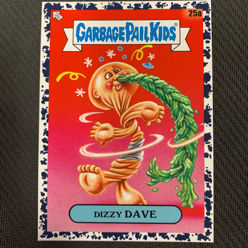 Garbage Pail Kids - 35th Anniversary 2020 - 025a - Dizzy Dave - Bruised Black Parallel Vintage Trading Card Singles Topps   