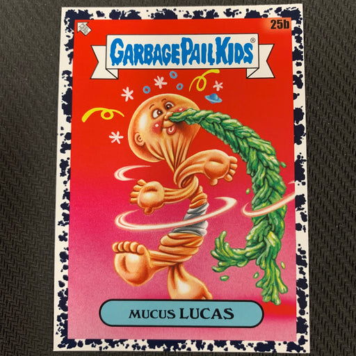 Garbage Pail Kids - 35th Anniversary 2020 - 025b - Mucus Lucas - Bruised Black Parallel Vintage Trading Card Singles Topps