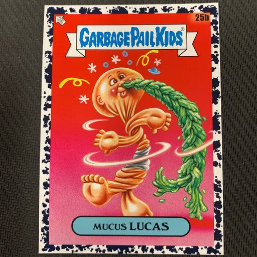 Garbage Pail Kids - 35th Anniversary 2020 - 025b - Mucus Lucas - Bruised Black Parallel Vintage Trading Card Singles Topps   