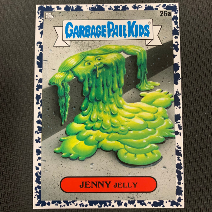 Garbage Pail Kids - 35th Anniversary 2020 - 026a - Jenny Jelly - Bruised Black Parallel Vintage Trading Card Singles Topps