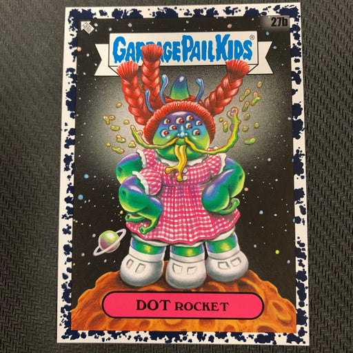 Garbage Pail Kids - 35th Anniversary 2020 - 027b - Dot Rocket - Bruised Black Parallel Vintage Trading Card Singles Topps