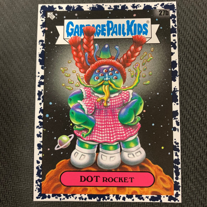 Garbage Pail Kids - 35th Anniversary 2020 - 027b - Dot Rocket - Bruised Black Parallel Vintage Trading Card Singles Topps