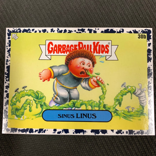 Garbage Pail Kids - 35th Anniversary 2020 - 030b - Sinus Linus - Bruised Black Parallel Vintage Trading Card Singles Topps   