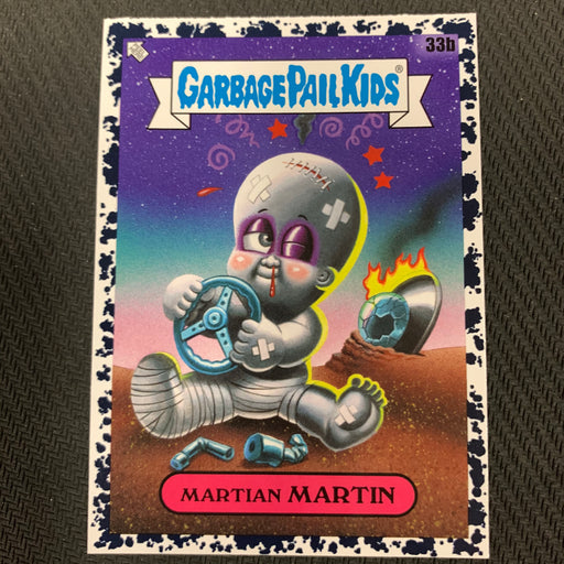 Garbage Pail Kids - 35th Anniversary 2020 - 033b - Martian Martin - Bruised Black Parallel Vintage Trading Card Singles Topps   
