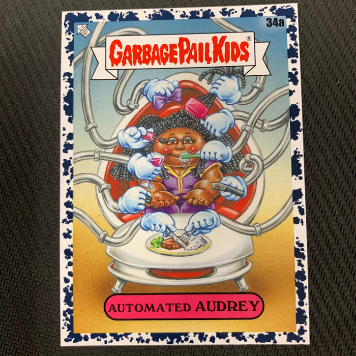 Garbage Pail Kids - 35th Anniversary 2020 - 034a - Automated Audrey - Bruised Black Parallel Vintage Trading Card Singles Topps   