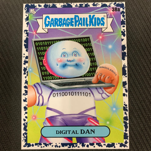Garbage Pail Kids - 35th Anniversary 2020 - 038a - Digital Dan - Bruised Black Parallel Vintage Trading Card Singles Topps