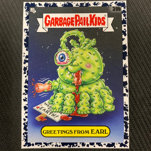 Garbage Pail Kids - 35th Anniversary 2020 - 039b - Greetings From Earl - Bruised Black Parallel Vintage Trading Card Singles Topps