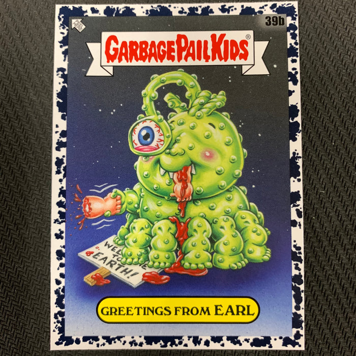 Garbage Pail Kids - 35th Anniversary 2020 - 039b - Greetings From Earl - Bruised Black Parallel Vintage Trading Card Singles Topps